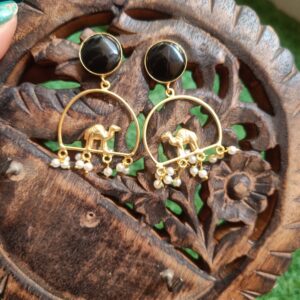 Camel Earrings