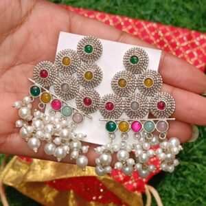 Rangmoti Chandbali Multicolor