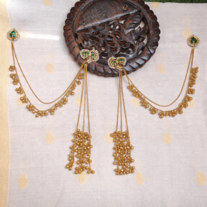 Shahi Panna Kanchain earrings green
