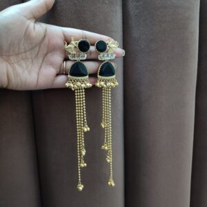 Apsara  Earrings Black