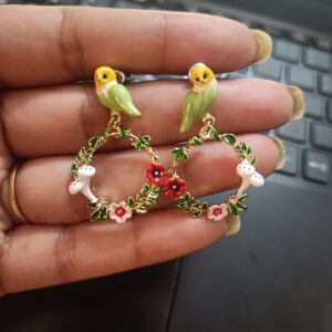 Parrot Garden hoops green