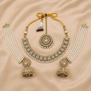 Zivara Pearl Kundan Necklace