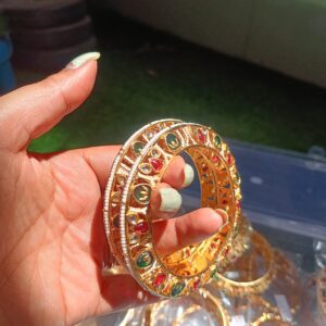 Rajrani Heritage Rajwadi bangles Pair(2 bangles)