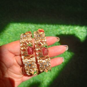 Gajraj Rajwadi bangles Pair(2 bangles)