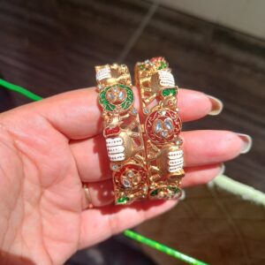 Gajanan Rajwadi bangles Pair(2 bangles)