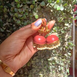 Prisha Jhumka Maroon