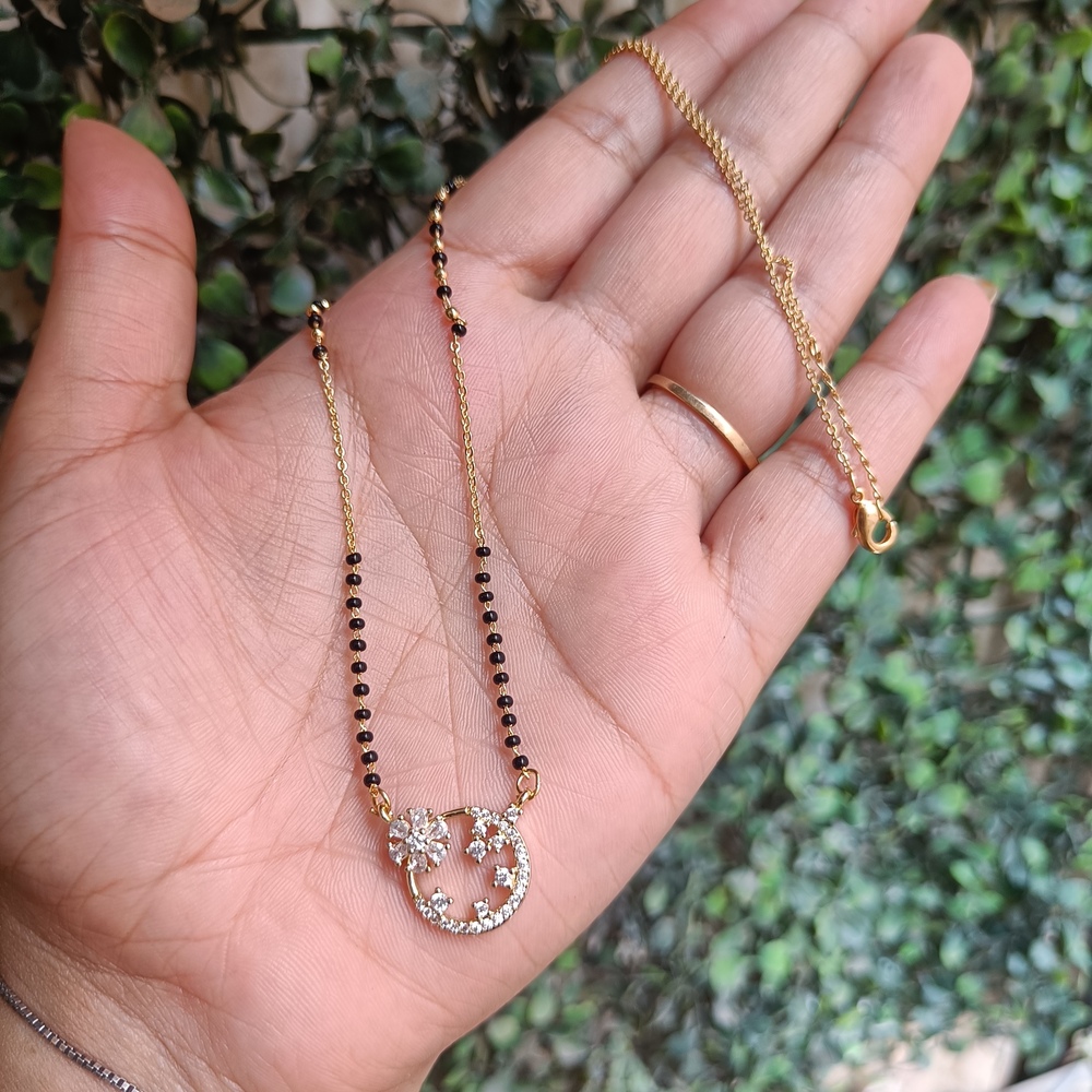 Anti Tarnish American Diamond Mangalsutra