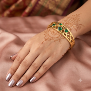 Gold Tone anti tarnish kada bracelet