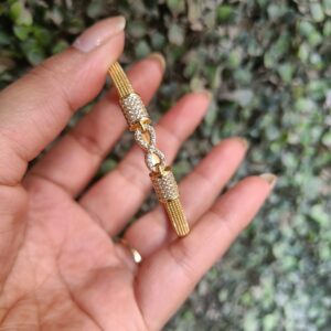 Gold Tone anti tarnish kada bracelet