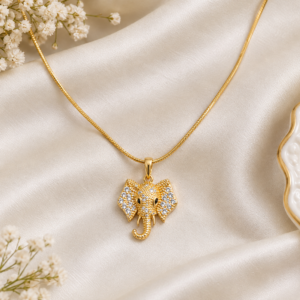 Elephant Pendant Anti-Tarnish Neck chain
